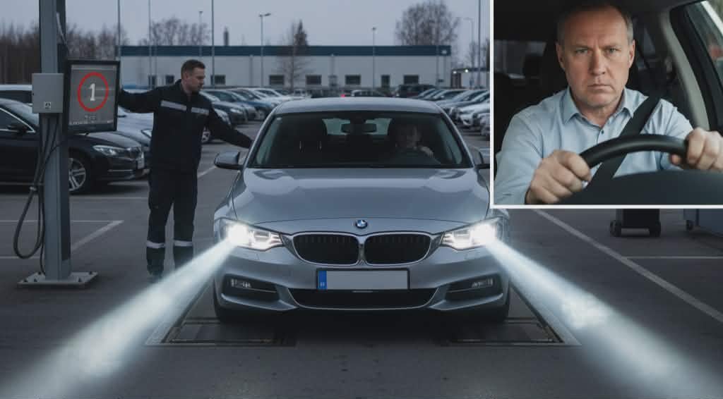 تعديلات جديدة في فحص السيارات بالسويد صورة موَّلدة بالذكاء الاصطناعي