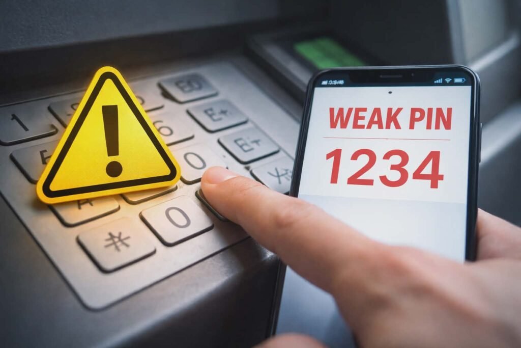 هل تستخدم هذا الرمز؟ حسابك البنكي في خطر صورة موّلدة بالذكاء الاصطناعي