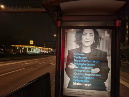 تراجع نتائج حزب الليبراليين في استطلاعات الرأي السويدية