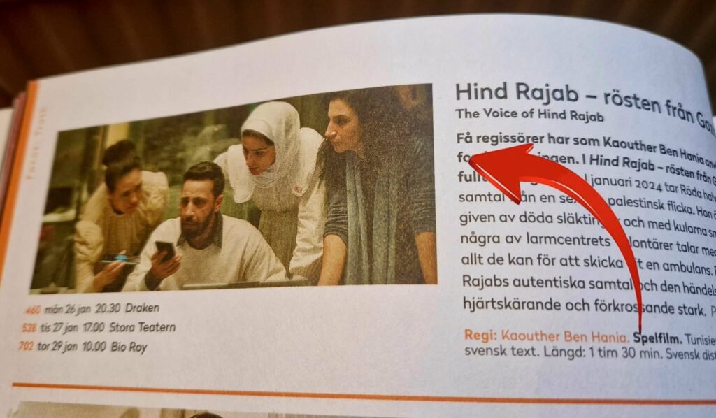 الصورة من كتالوغ مهرجان غوتنبرغ السينمائي