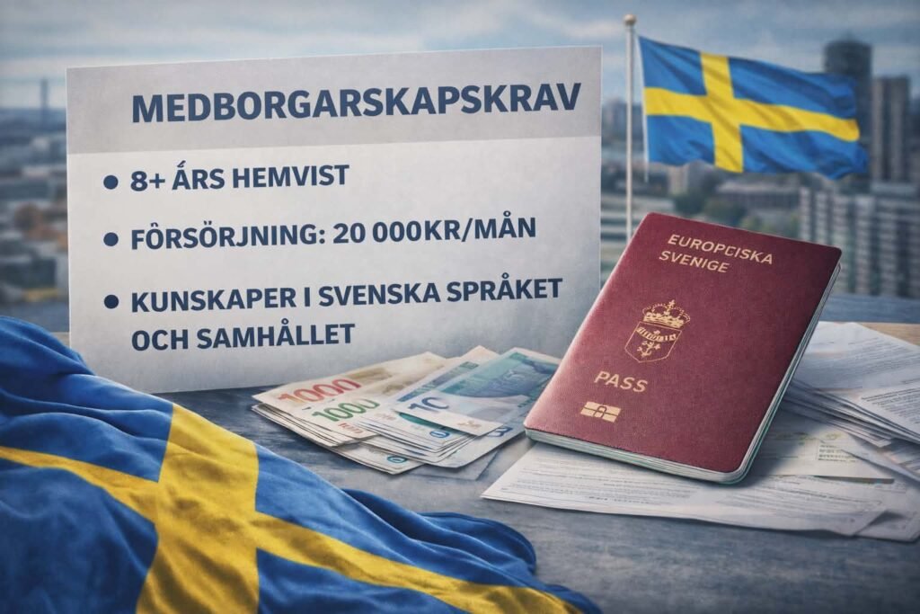 تشديد شروط الحصول على الجنسية السويدية للوافدين
